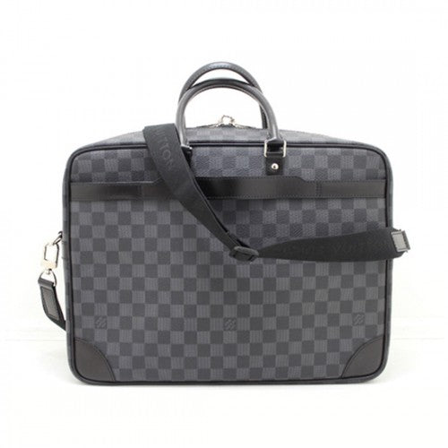 N41123 Porte-Documents Voyage GM Briefcase Damier Graphite Canvas