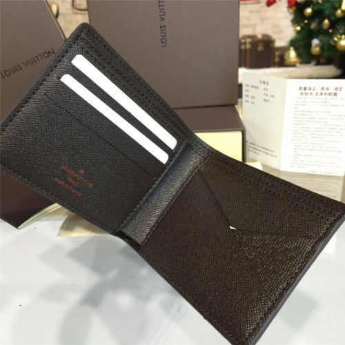 N60895 Multiple Wallet Damier Ebene Canvas