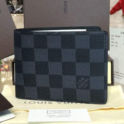 N62663 Multiple Wallet Damier Graphite Canvas