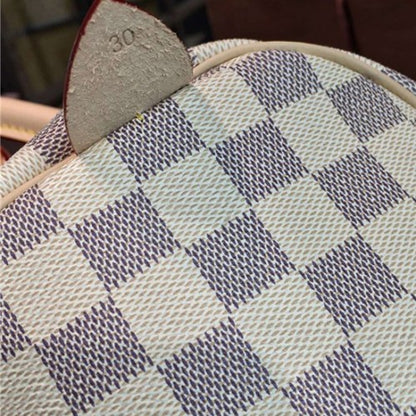 N41370 Speedy 30 Tote Bag Damier Azur Canvas