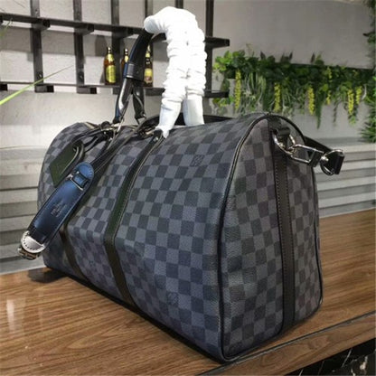 N41418 Keepall Bandouliere 45 Duffel Bag Damier Graphite Canvas