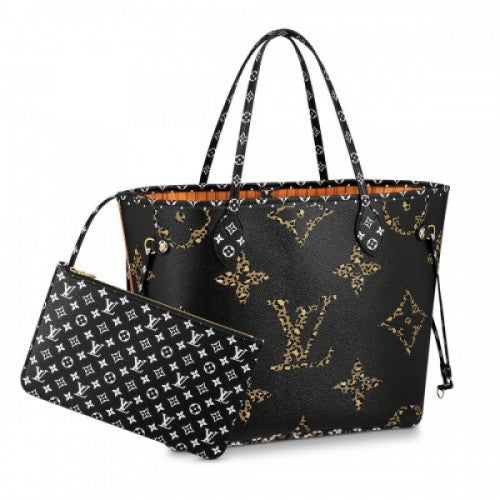 M44676 Neverfull MM Shoulder Monogram Canvas