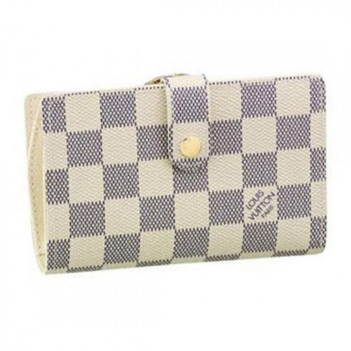 N61676 French Purse Damier Azur Canvas