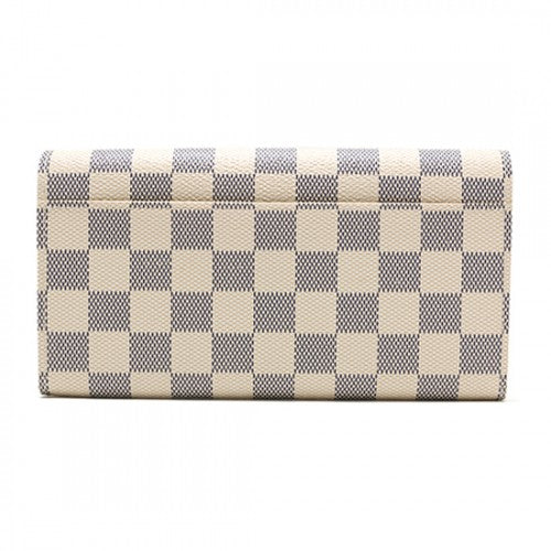 N63208 Sarah Wallet Damier Azur Canvas