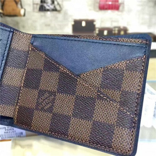 N63167 Multiple Wallet Damier Ebene Canvas