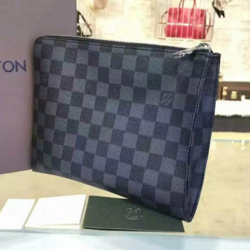 N41502 Pochette Jour PM Damier Graphite Canvas