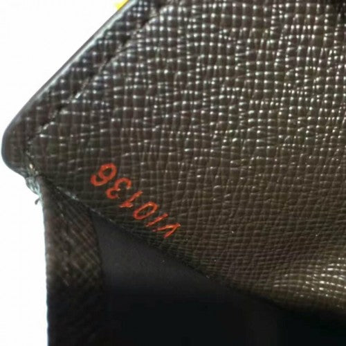 N60895 Multiple Wallet Damier Ebene Canvas