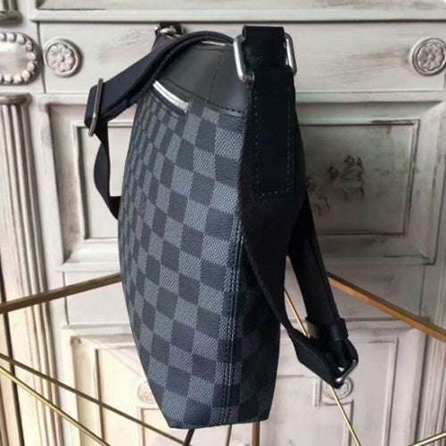 N40003 Mick PM Messenger Bag Damier Graphite Canvas