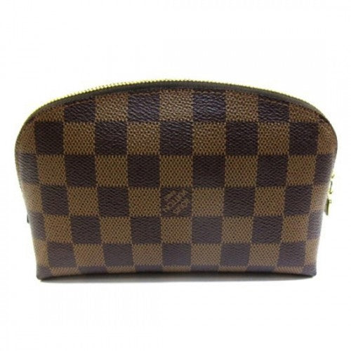 N47516 Cosmetic Pouch Damier Ebene Canvas