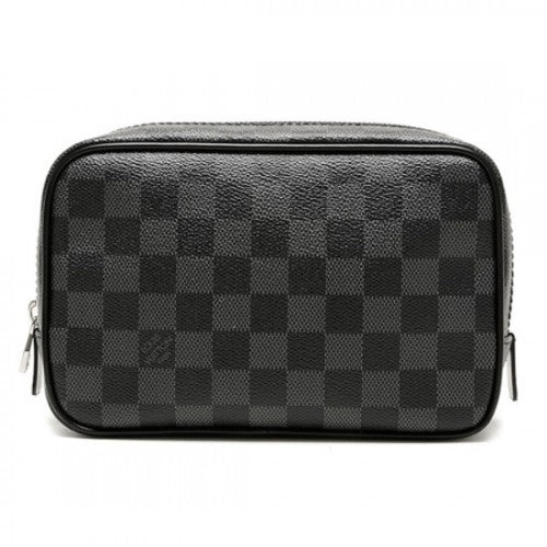 N47521 Toilet Pouch GM Damier Graphite Canvas