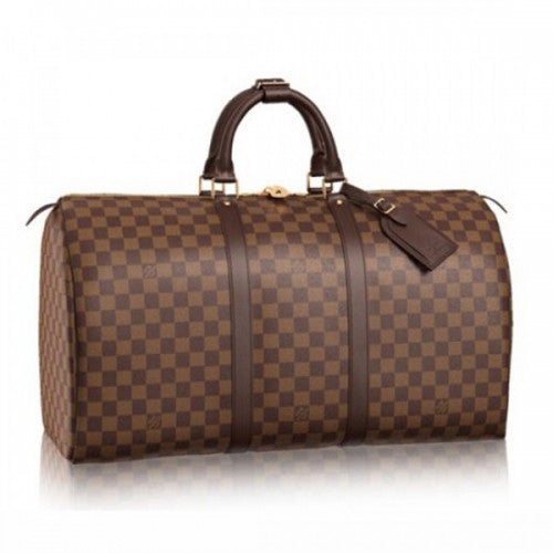 N41427 Keepall 50 Duffel Bag Damier Ebene Canvas