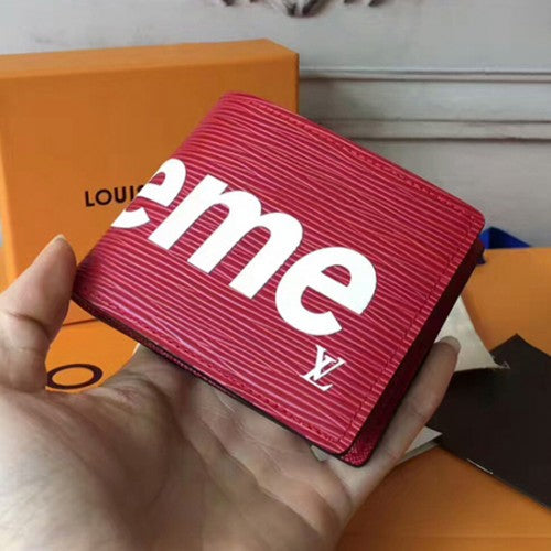 Supreme Slender Wallet M67717 Epi Leather