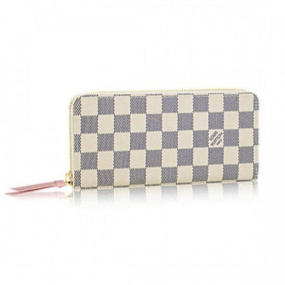 N61264 Clemence Wallet Damier Azur Canvas