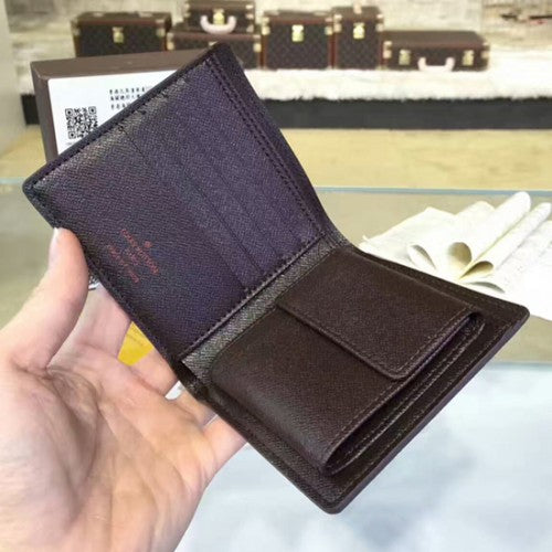 N61675 Marco Wallet Damier Ebene Canvas