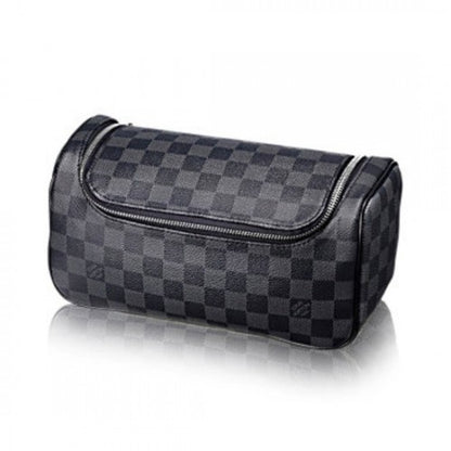 N47625 Toiletry Pouch Damier Graphite Canvas