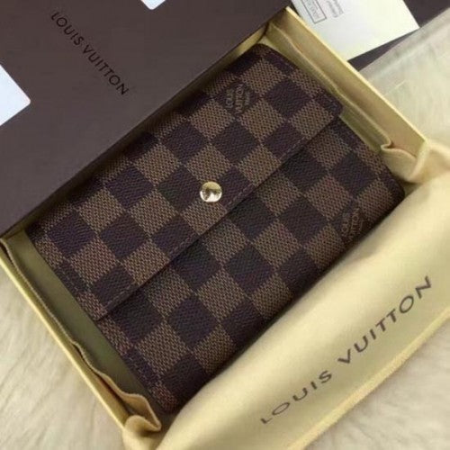 N63067 Alexandra Wallet Damier Ebene Canvas