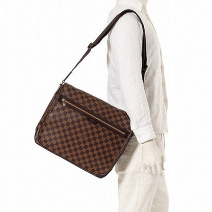 N58021 Spencer Messenger Bag Damier Ebene Canvas