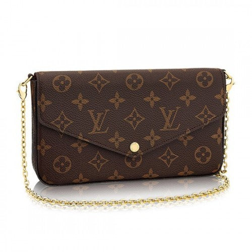 M61276 Pochette Felicie Chain Wallet Monogram Canvas