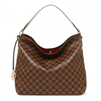 N41460 Delightful MM Hobo Bag Damier Ebene Canvas