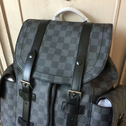 N41379 Christopher PM Backpack Damier Graphite Canvas