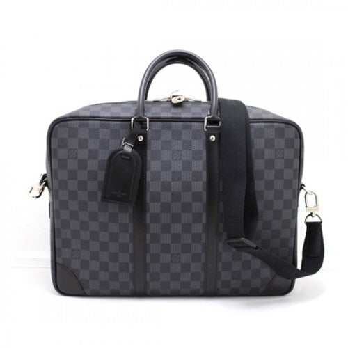 N41123 Porte-Documents Voyage GM Briefcase Damier Graphite Canvas