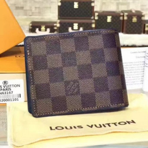 N63167 Multiple Wallet Damier Ebene Canvas