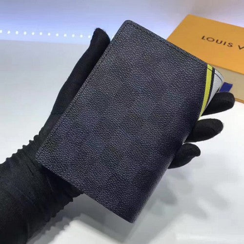 N60101 Passport Cover Damier Cobalt Canvas