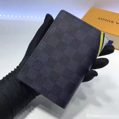 N60101 Passport Cover Damier Cobalt Canvas