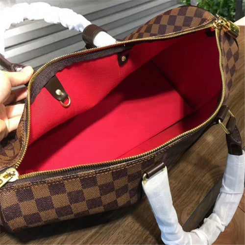 M41418 Keepall Bandouliere 45 Duffel Bag Damier Ebene Canvas