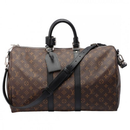 M56711 Keepall Bandouliere 45 Duffel Bag Monogram Macassar Canvas