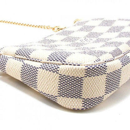 N58010 Mini Pochette Accessoires Damier Azur Canvas