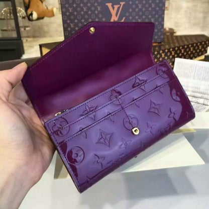 M90150 Sarah Wallet Monogram Vernis