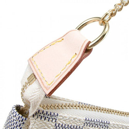 N58010 Mini Pochette Accessoires Damier Azur Canvas