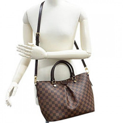 N41546 Siena MM Tote Bag Damier Ebene Canvas