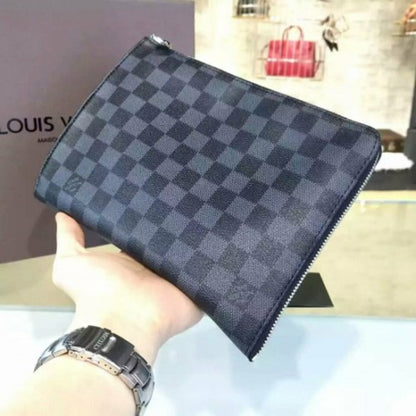 N41502 Pochette Jour PM Damier Graphite Canvas