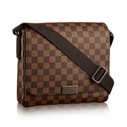 N41213 District PM Messenger Bag Damier Ebene Canvas