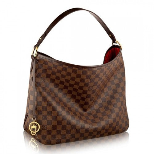 N41460 Delightful MM Hobo Bag Damier Ebene Canvas