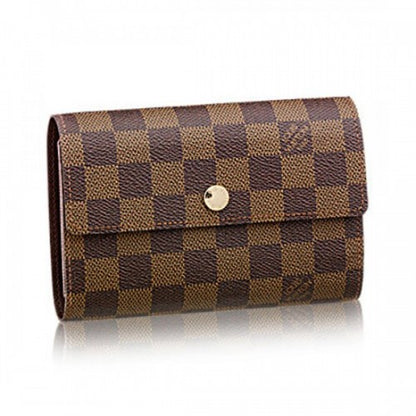 N63067 Alexandra Wallet Damier Ebene Canvas