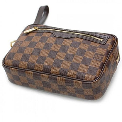 N61739 Macao Clutch Damier Ebene Canvas