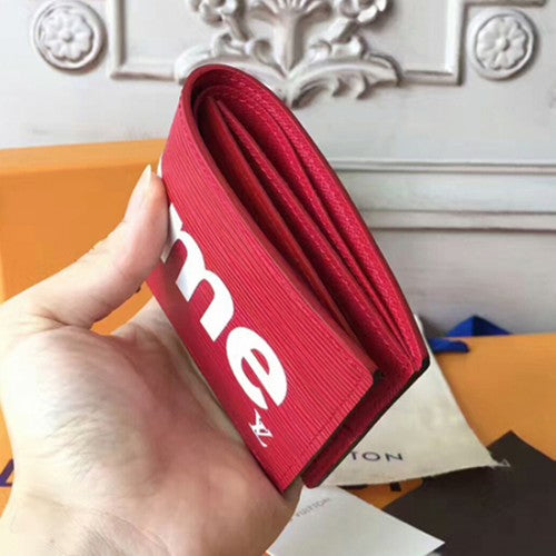 Supreme Slender Wallet M67717 Epi Leather