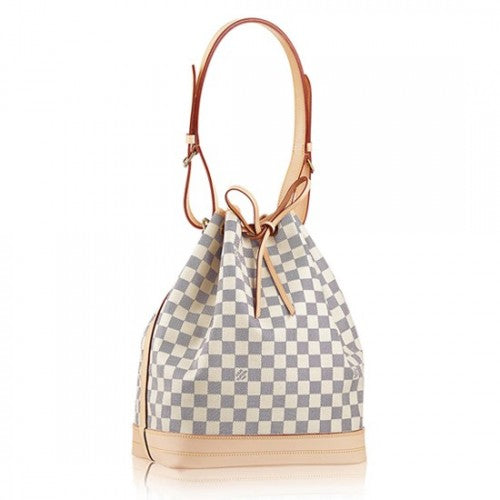 N42222 Noe Shoulder Bag Damier Azur Canvas