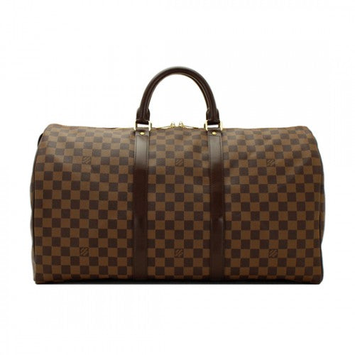 N41427 Keepall 50 Duffel Bag Damier Ebene Canvas