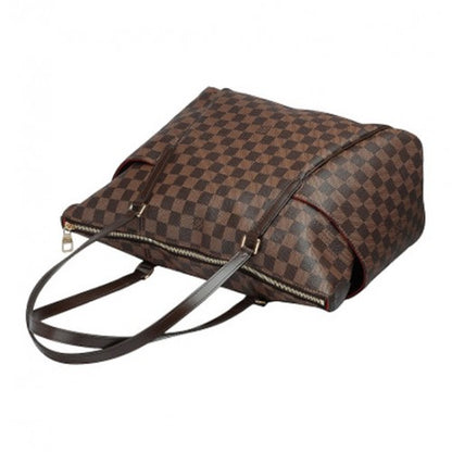 N41281 Totally MM Shoulder Bag Damier Ebene Canvas