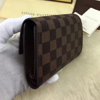 N63067 Alexandra Wallet Damier Ebene Canvas