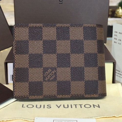 N60895 Multiple Wallet Damier Ebene Canvas