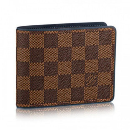 N63167 Multiple Wallet Damier Ebene Canvas