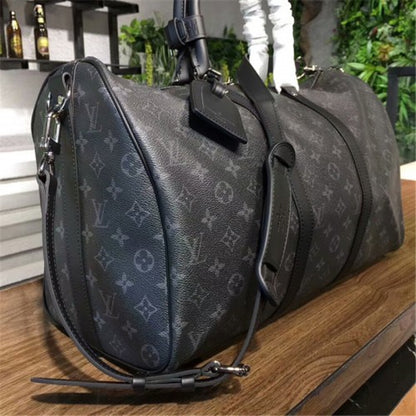 M40569 Keepall Bandouliere 45 Duffel Bag Monogram Eclipse Canvas