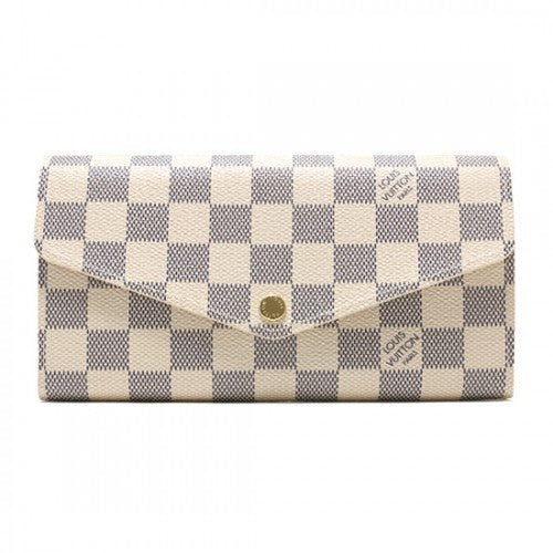 N63208 Sarah Wallet Damier Azur Canvas