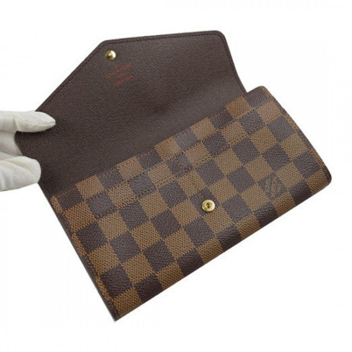 N63209 Sarah Wallet Damier Ebene Canvas