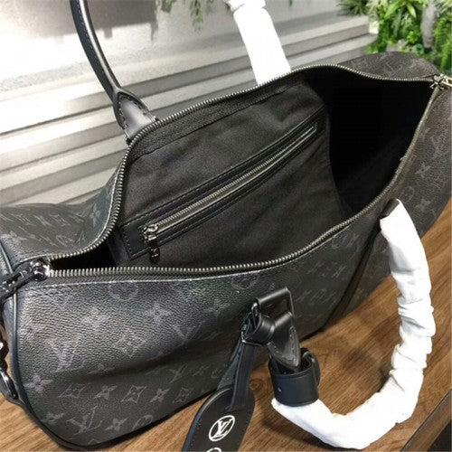 M40569 Keepall Bandouliere 45 Duffel Bag Monogram Eclipse Canvas